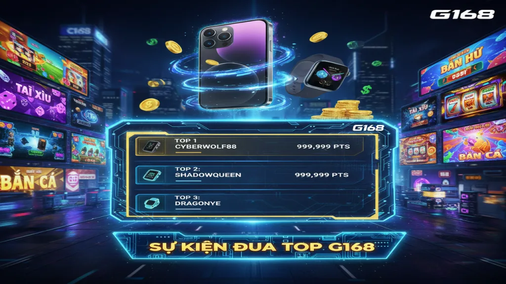 Đua Top nhận iPhone G168