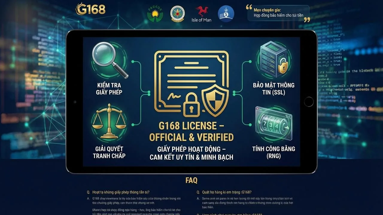 Giấy Phép Hoạt Động G168