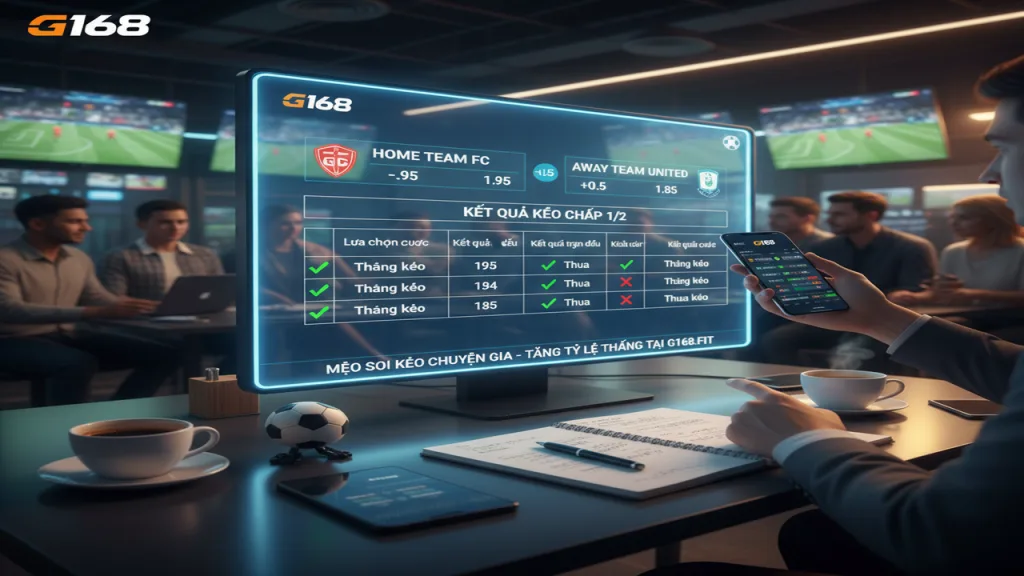 Mẹo kèo chấp 1/2 G168