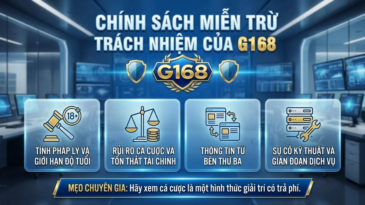 Miễn Trừ Trách Nhiệm G168