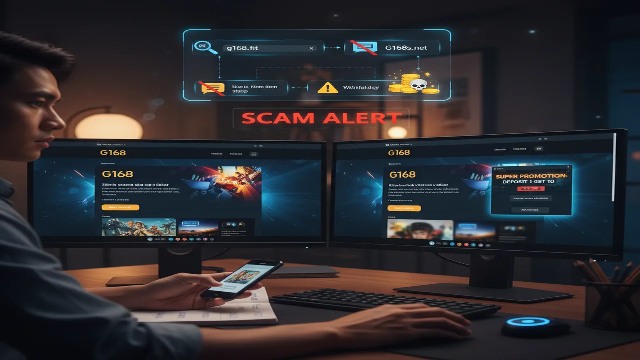 Nhận biết trang lừa đảo G168