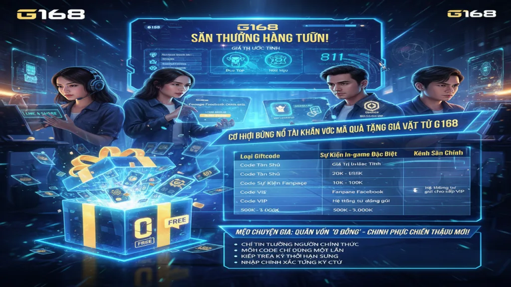 Săn Giftcode tuần G168