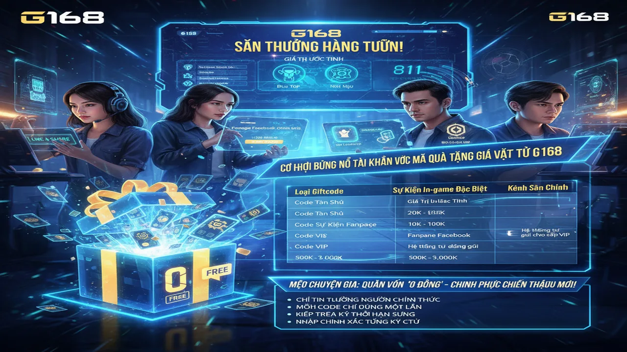 Săn Giftcode tuần G168