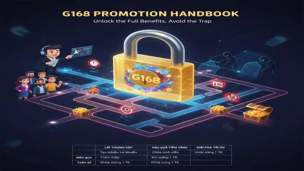 Tránh khóa nick KM G168