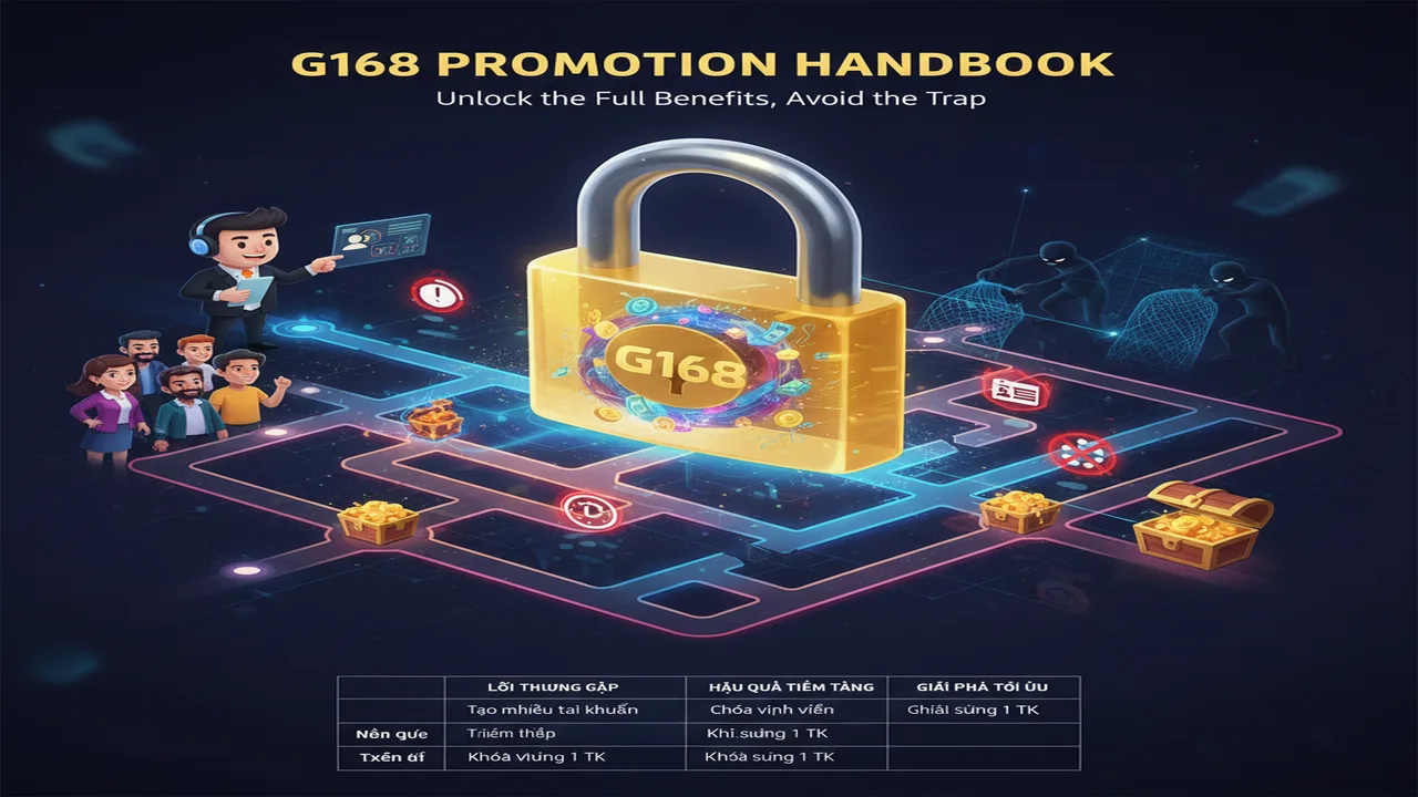 Tránh khóa nick KM G168